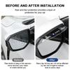 2Pc PVC Car Rearview Rain Eyebrow Transparent Stickers For BMW E34 E46 E39 E38 E90 E60 E36 F30 F30 F10 E92 E38 E91 G30 G38 M3 M5