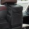 Car Trash Can with Lid and Storage Pockets , 100% Leak‑Proof, Waterproof, Multipurpose Organizer