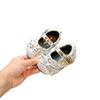 2025 Autumn New Baby Toddler Shoes Korean Version Girls Bow Princess Single Shoes 0-3 Years Old Children Leather Shoes