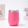 12oz Vacuum Insulated Stainless Steel Mini Egg Cup Travel Mug Wine Coffee Tea - Leakproof Portable In 8 Colors