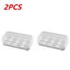 1/3/5pcs Portable Eggs Box 3/4/8 Grids Egg Holder with Lid Outdoor Camping Picnic Egg Storage Box Transparent Kitchen Organizer
