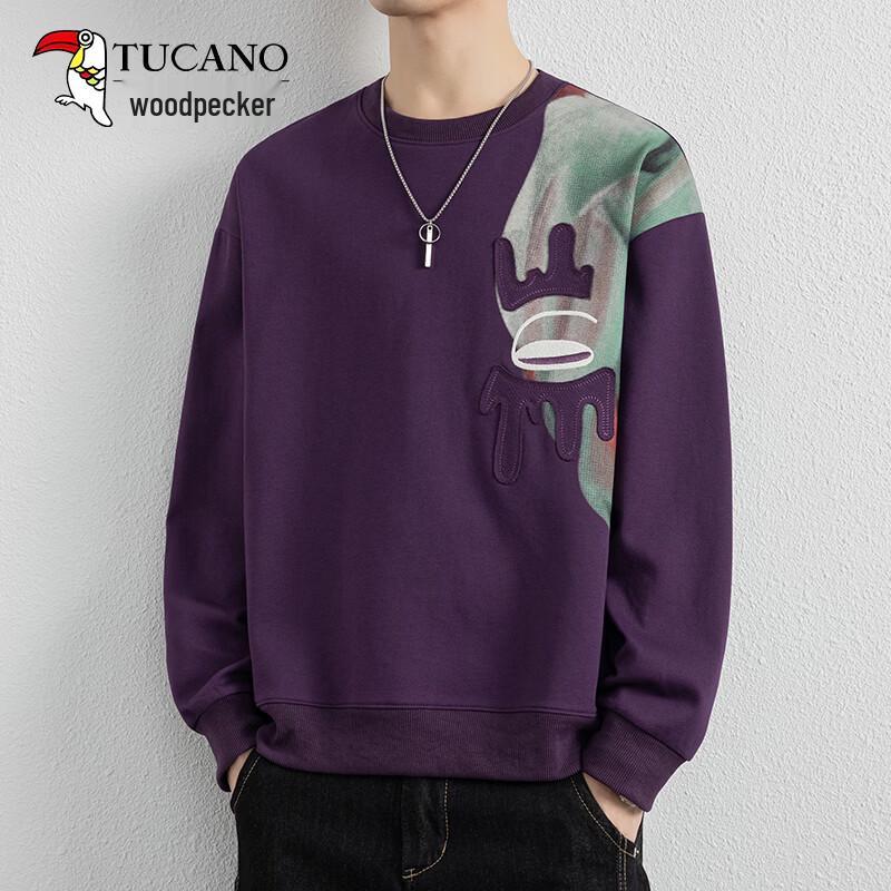 Tucano Men's Trendy Patchwork Pullover Sweatshirt