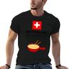 Swiss Fondue Tshirt Lightweight Gym Training Tshirt
