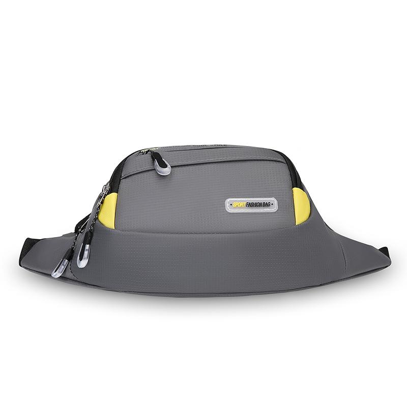 Men's Large Capacity Fitness Waist Pack Portable Anti Theft Ultra Thin Small Chest Bag Sports Outdoor Leisure Running Waist Bag