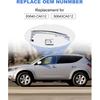 JDMON Exterior Chrome Door Handle Replacement for Infiniti Nissan FX35 FX45 2003-2008 Murano 2003-2007 Rogue 2010-2013 Rogue Select 2014-2015