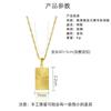 Fang Brand Batch Flower Pendant Necklace Titanium Steel Plated Real Gold Wind High Quality Stainless Steel Short Clavicle Chain
