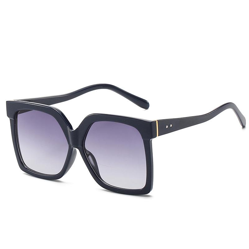 JYL Sunglasses Square Cross Border Uv Protection Rivet Versatile Use 9079 A-18059