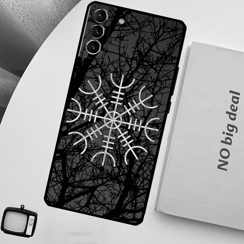 Forest Nordic Runes Funda For Samsung Galaxy S22 Ultra S23 FE S9 S10 Note 10 Plus Note 20 Ultra S20 S21 FE Case