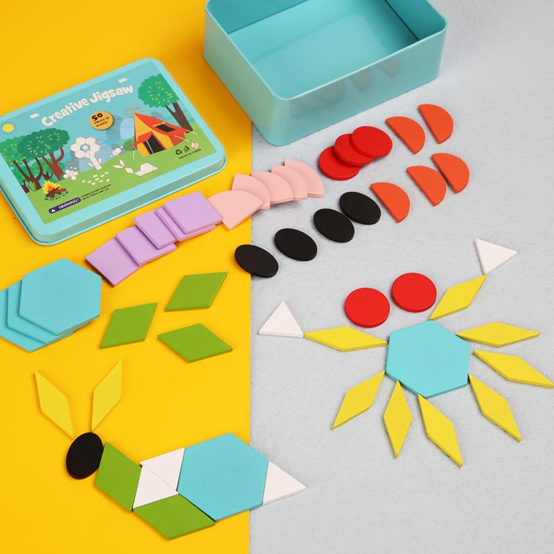 

Children s Geometric Shape Tangram Puzzle: Early Education Toy for Ages 3-6