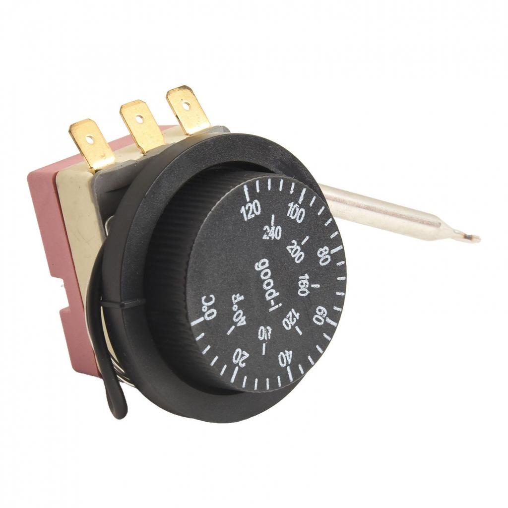 1x Switch 5mm Diameter Adjustable Control Probe Thermostat Controller