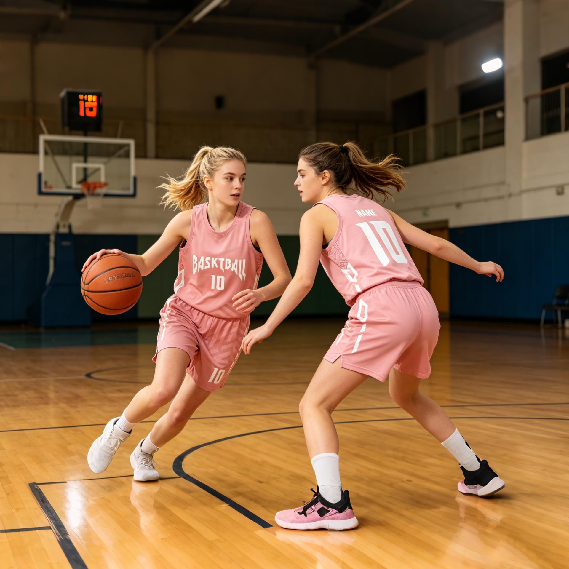 Custom Basketball Jersey Reversible Sublimation Quick