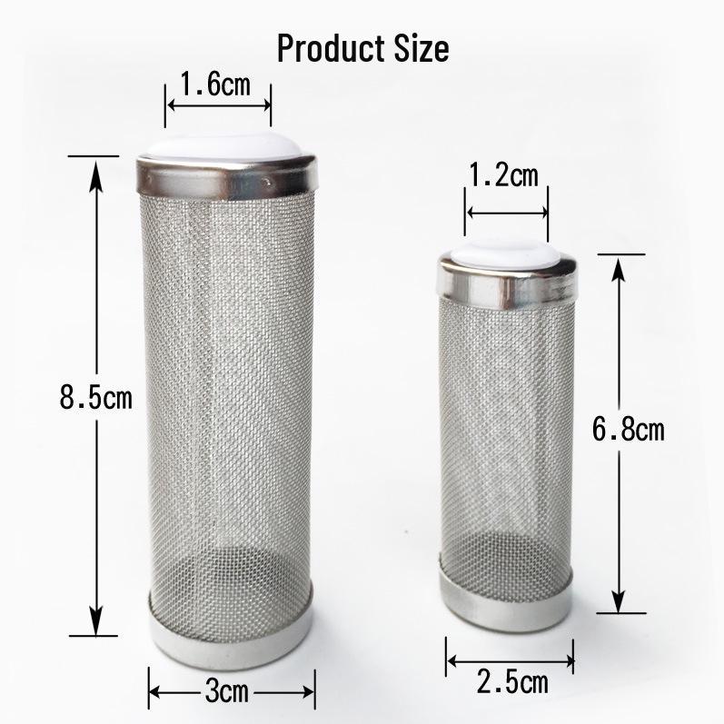Stainless Steel Protective Inlet Cover for Aquarium Canister Filter – Filter Mesh for Fish Tanks and Shrimp Nets