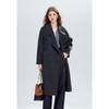 Betu Women's 2025 Winter Pure Wool Structured Overcoat