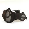 Nouveau Masque Tactique Respirant en Maille d'Acier V14 Demi-Visage pour Wargame CS Entraînement au Combat en Extérieur