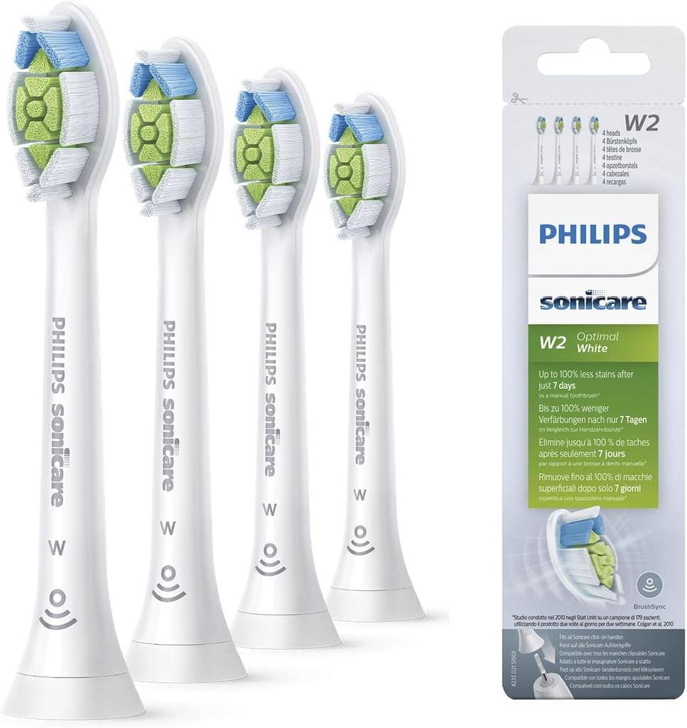 Sonicare White Plus Diamond Replacement Brush Standard Set of 4 (formerly Clean) HX6064/01 [Item]