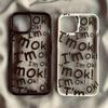 I’m Ok Letter Phone Case for IPhone 16 15 14 13 12 Mini 11 14 Pro X XR XS Max 7 8 Plus SE2022 Fahion Hard Shockproof Back Cover