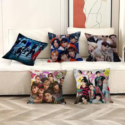 A-ATEEZs-KPOP Cushion Cover 30x50 Polyester Sofa Cushions Decorative Throw Pillows Home Decoration Pillowcover
