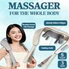 Electric Neck Massager 3 Modes 5 Gears Wireless Back Neck Shoulder Pillow Cervical Spine Muscle Relaxing Massager Heating Physiotherapy Pain Relief