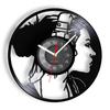 Music Is My Life Music Inspirational Quote Home Decor Music Headphone Wall Clock Rock n Roll Vintage Vinyl Record Wall Clock