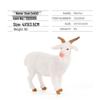 Desktop Farm Animal Models: Puppy, Sheep, Rabbit, Chicken, Duck, Goose Ornaments