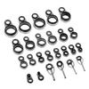 Rod Repair Kit Stainless Steel Fishing Rod Tip Rings SIC Lightweight Guides for Fishing Accessories Replacement