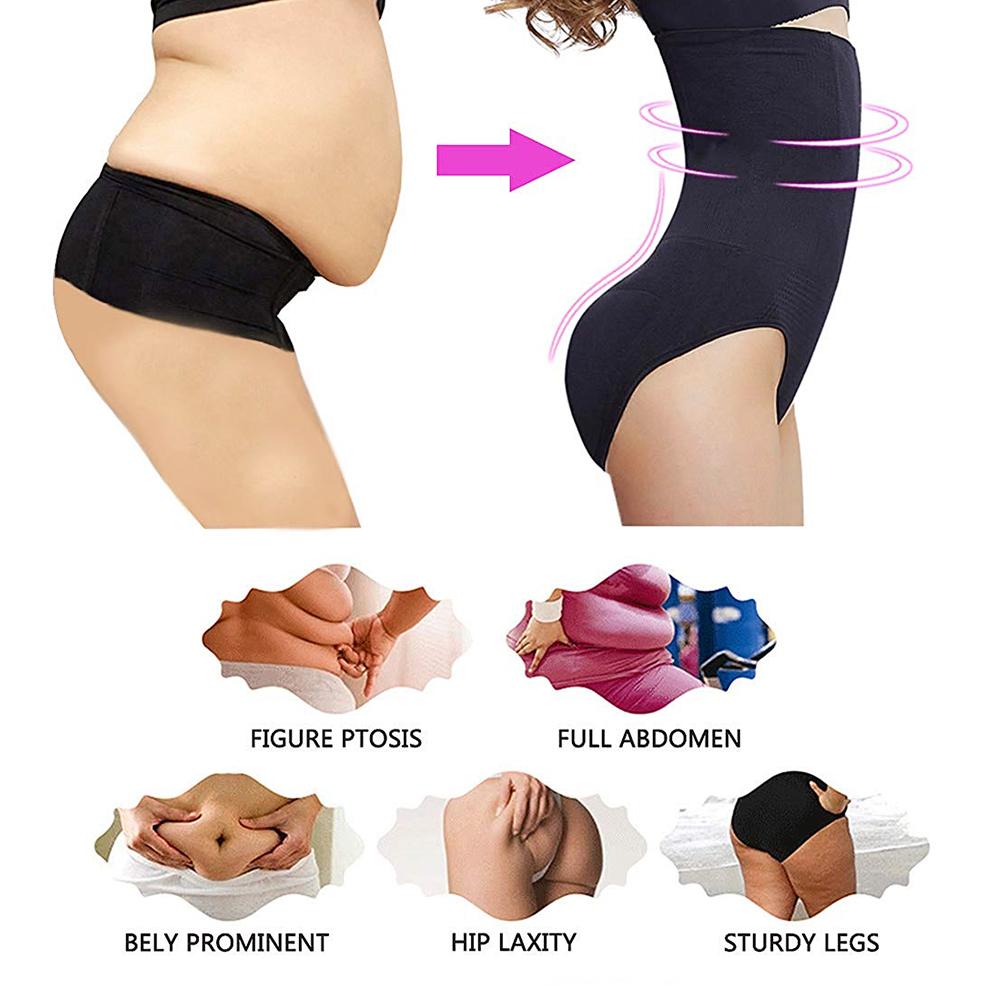 Tummy Control Shapewear Panties Slimming High Waist Seamless Briefs for Women