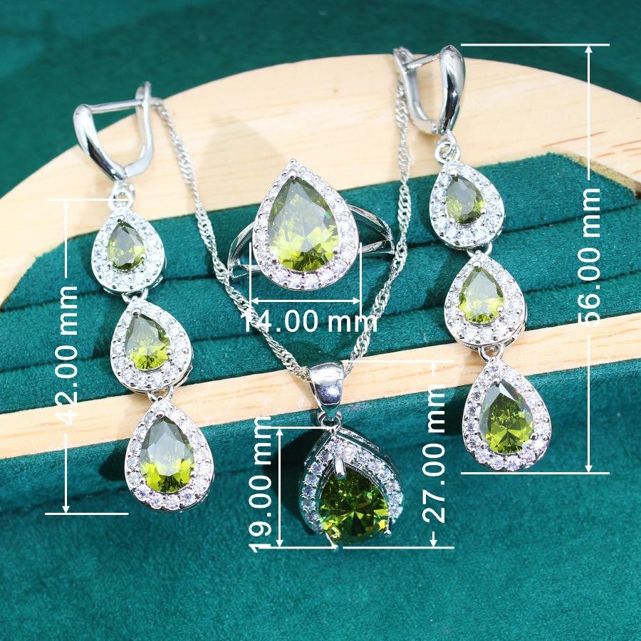 2024 New Full Diamond Ladies Jewelry Set Ladies Romantic Accessories Fashion