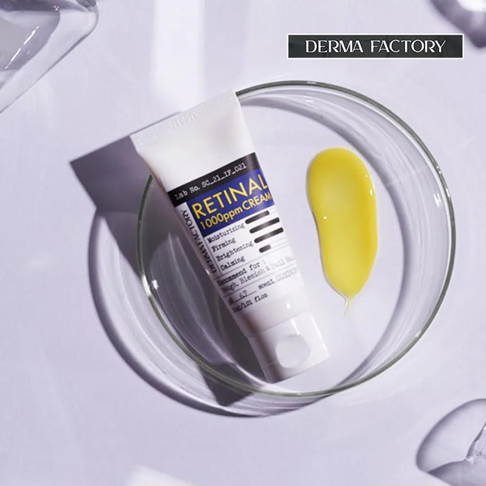 DERMA FACTORY Vegan Certified Retinal 1000ppm Cream 30ml