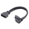 U3-082-DN Angled USB 3.0 20Pin Male To Female Extension 5Gbps Cable for Computer Motherboard Mainboard