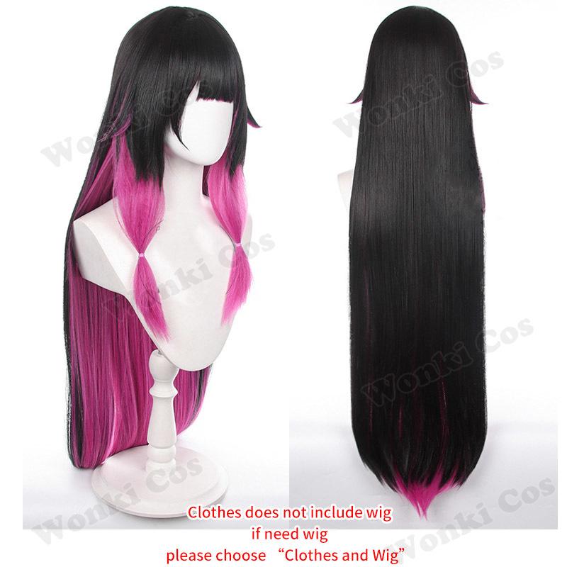 Ny Damselette Columbina Cosplay Kostym Peruk Spel Impact Fatui Cosplay Dräkter Kvinnor Rollspel Festklänning Outfits