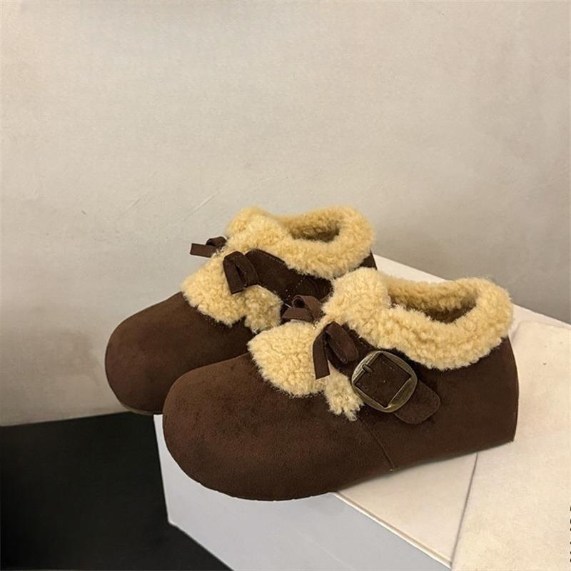 Retro Shoes, Autumn and Winter Snow Boots for Women, and Thickened Cotton Shoes