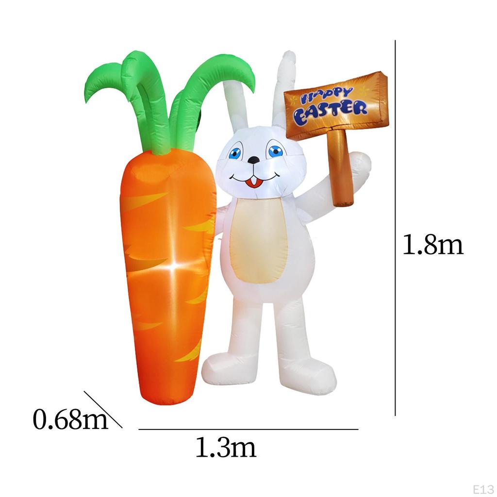 Aufblasbare Oster-Außendekoration, riesiger Hase für Party