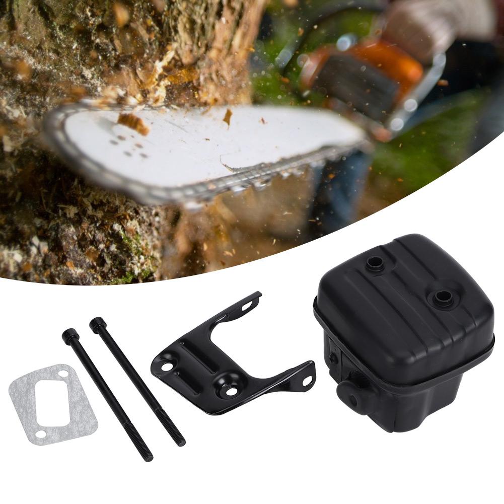 Elektrische Kettensäge Schalldämpfer-Kit Kettensägenteile Zubehör Passend für Husqvarna 340/345/346/346XP/350