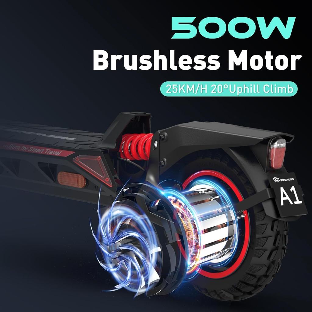 Evercross A1 Electric Scooter with 48V 13Ah Battery 10inch
