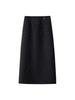 Luxe Black Sequin Midi Skirt - 2026 Spring Collection: Elegant, Slimming, Versatile, Hip-Hugging Straight Cut for Women