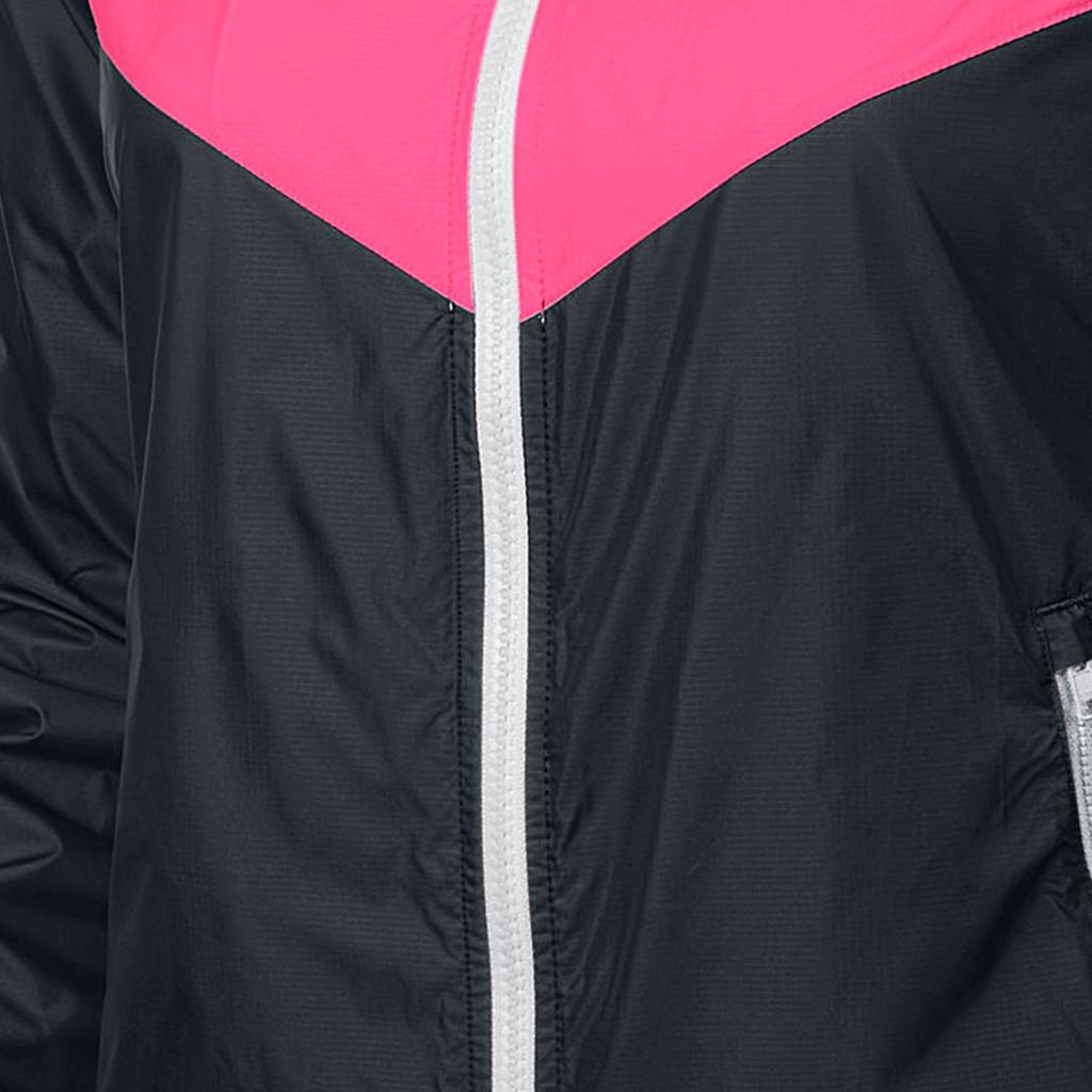 Nike Giacca alla moda con cappuccio Windrunner traspirante antivento versatile Giacche da donna 545909-019