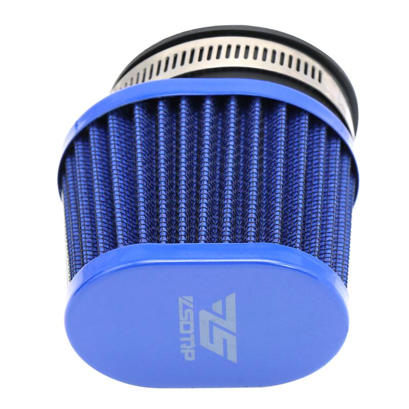 ZSDTRP 38-60mm Motorcycle Universal Replacement Air Cleaner Intake Filter For Dirt Bike ATV Blue Air Filter