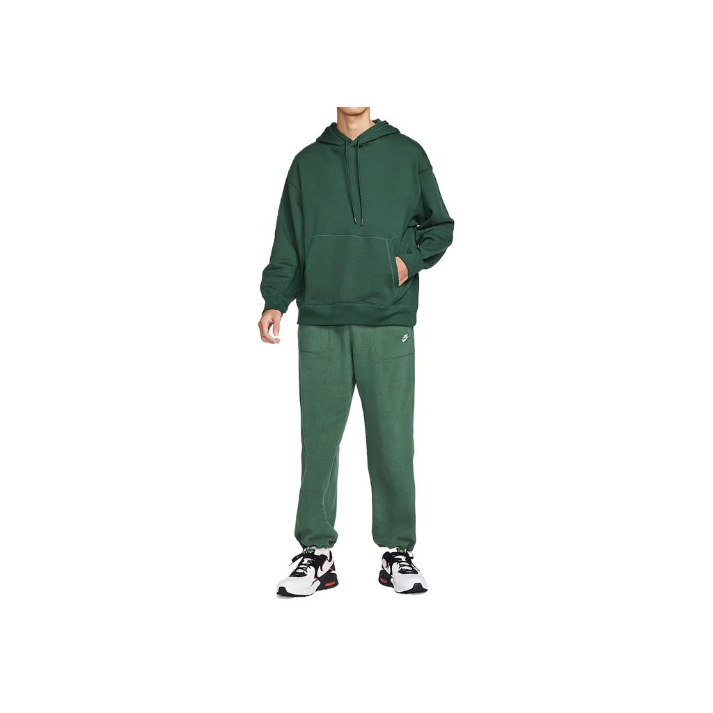 Nike SS25 Classic Comfortable Soft Fashionable Versatile Solid Color Sweatshirt Unisex sweatshirt Green FV4879-397