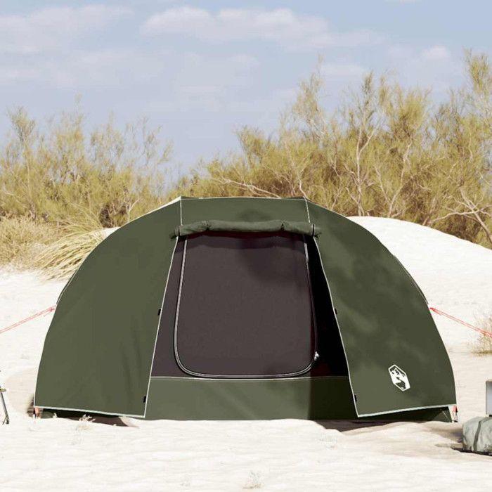 Tente de pêche - VIDAXL - 5 personnes - Imperméable - Vert olive