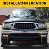 Pair Headlight Front Molding Lamp Filler Panel Trim For Toyota Tacoma 2001-04