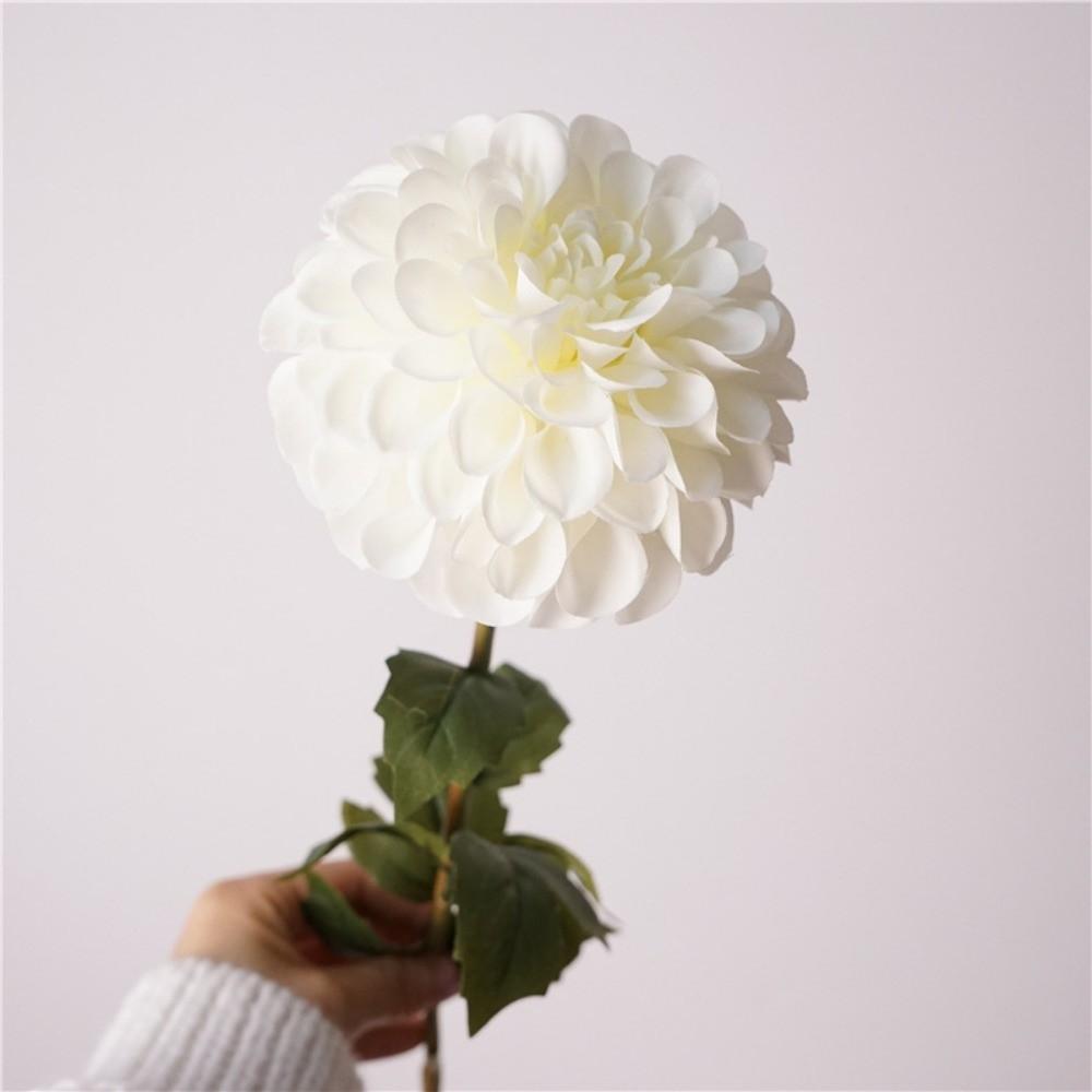 New Silk Artificial Dahlia Flowers Decorative Pink Chrysanthemum Fake Flower Floral Artificial Faux Plants Home Decoration