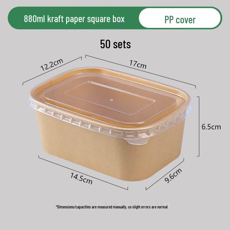 Disposable Kraft Paper Food Container