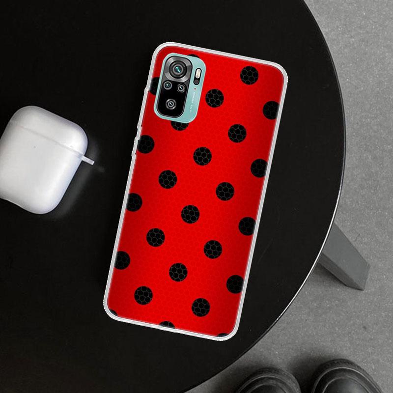 Insect Seven-Star Ladybug Phone Case Cover for Xiaomi Redmi Note 15 14 13 12 11 Pro Plus 14S 12S 11S 11T 11E 10S 10 Customized F
