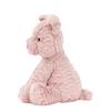 JELLYCAT Wavy Fur Series Animal Pig Small Cute Pink Doll Plush Doll 23cm High