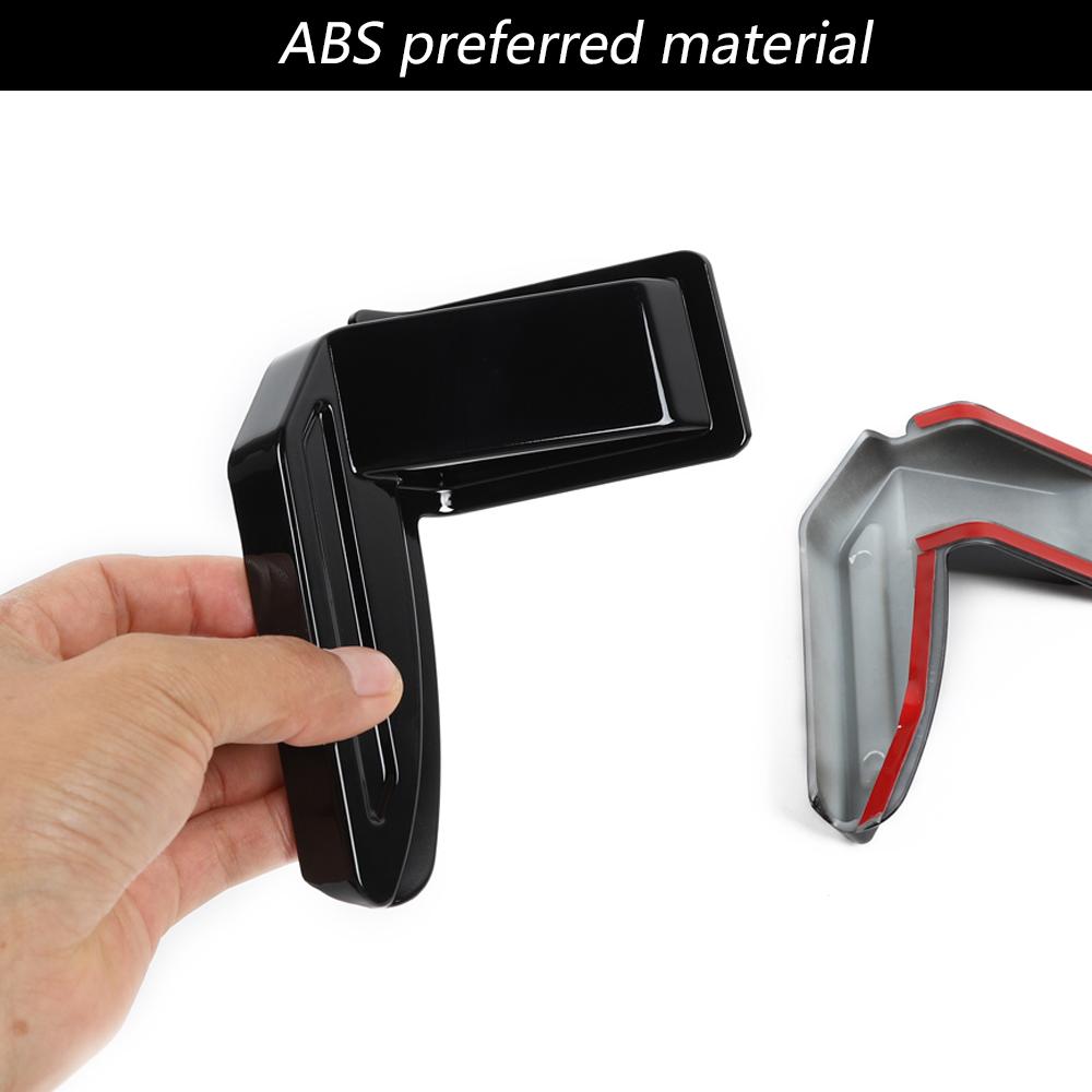 Rear Windshield Heating Wire Protection Cover Sticker For Suzuki Jimny 2019-2023 ABS Car Accessories,2PCS,Black