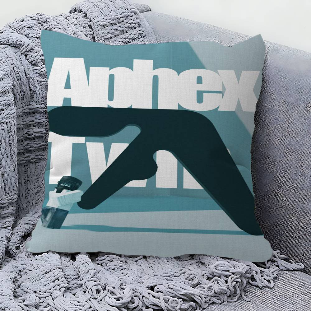 DJ AAphex Twin Cushion Cover Inches Farmhouse Decor Home Throw Pillow Covers for Couch Decorations