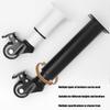 4Pcs Metal Adjustable Furniture Legs with Braked Swivel Casters Table Legs Heavy Duty Replacement Support Legs Enduring