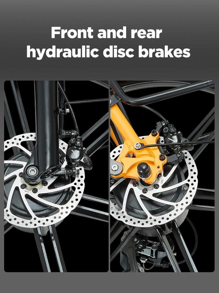 Neues YX80M-2 Elektrofahrrad 750W * 2 Doppelmotor 48V 20Ah Akku 7-Gang Hydraulikbremse Vollgefedert 26 Zoll Erwachsenen E-Bike