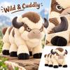 Cow Plush Toy, Soft Stuffed Animal, Cute Cuddly Cow Plushie for Kids and Adults