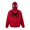 Spider-Man Bestickter Kapuzenpullover mit durchgehendem Reißverschluss – Unisex Partnerlook – Lockere Herbstjacke
